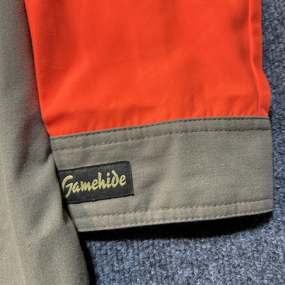 Gamehide Shirt Men's XXL Tan Orange SST Upland Hunting Blaze Shooting Patch - Picture 8 of 9